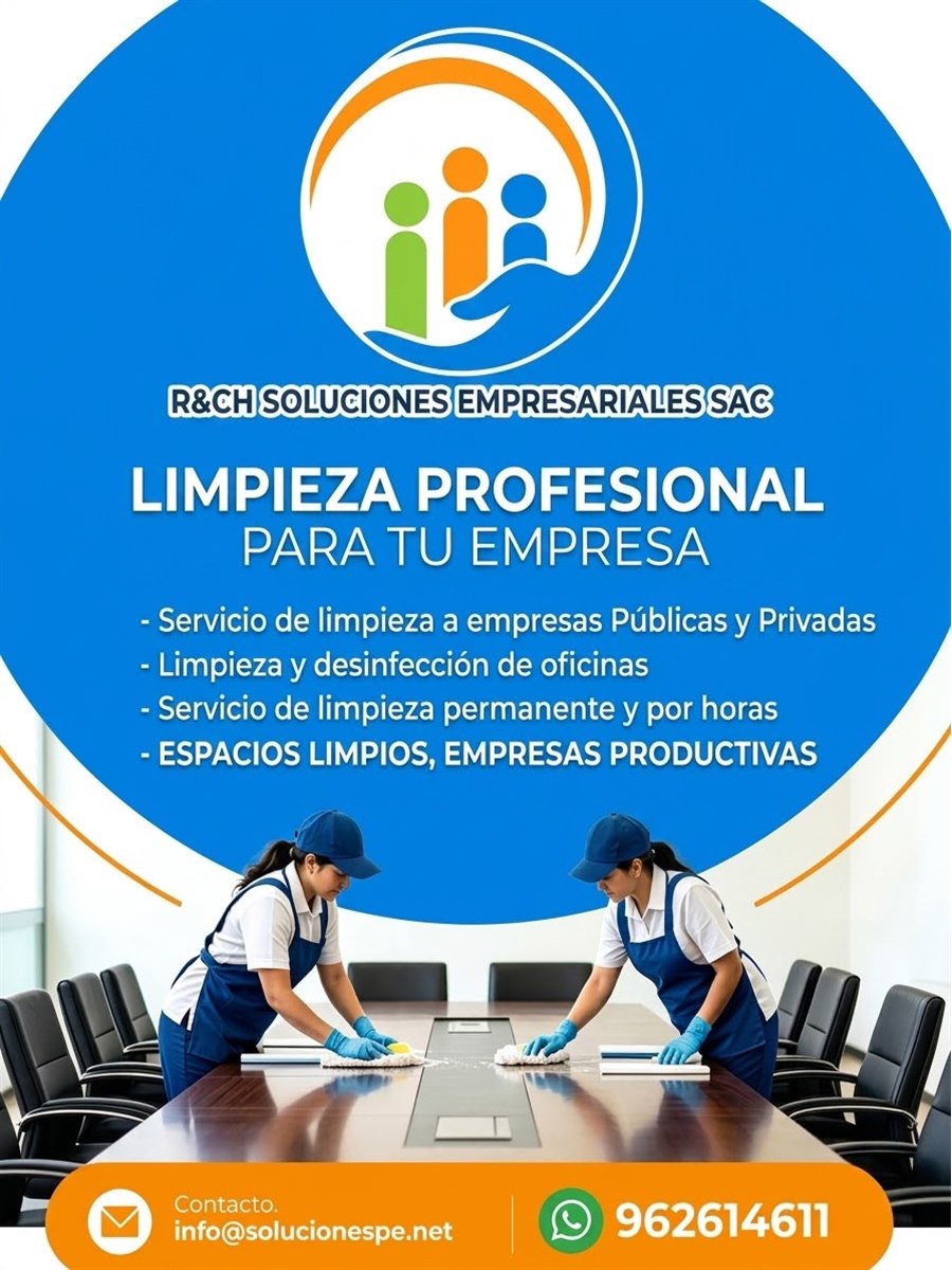 Limpieza profesional para empresas de R&CH Soluciones Empresariales